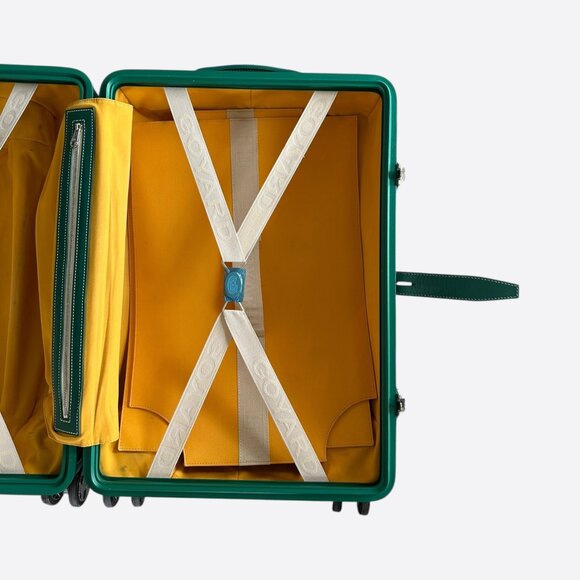 Goyard Green Bourget PM Trolley Case - Picture 6 of 8
